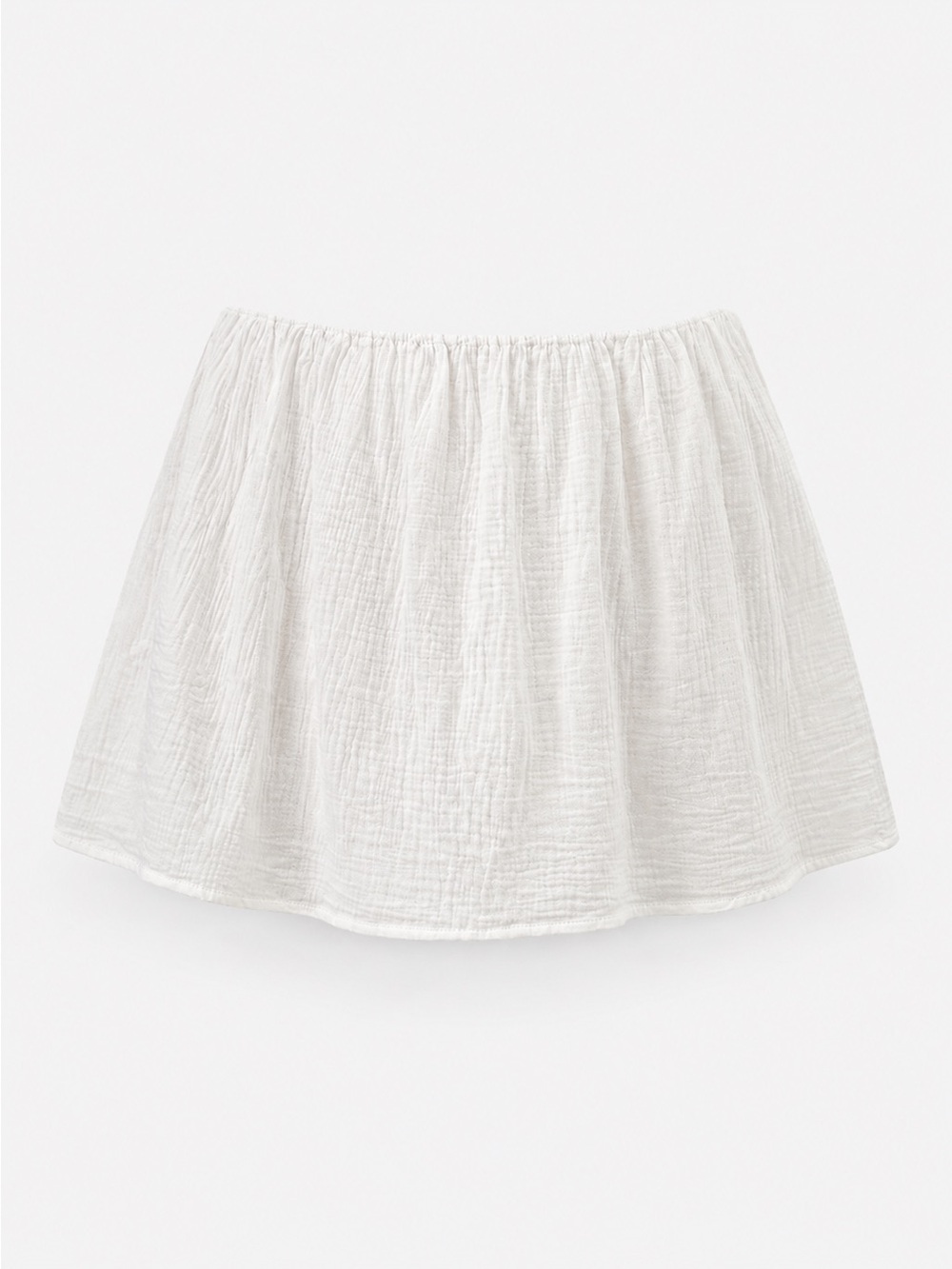 Express NWT white cotton gauzy skirt, XL